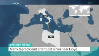 Refugee Crisis: Many feared dead after  boat sinks near Libya