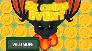 🔴Mope.io LIVE - NEW WILD MOPE MODE UPDATE | 2x COINS EVENT TILL 2nd OCTOBER | COME JOIN US!