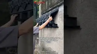 Light weight Chinese traditional plastic roof tiles for wall