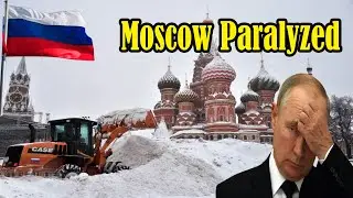 Moscow was completely paralyzed, when the Giant Snowstorm hit Russia on December 16.