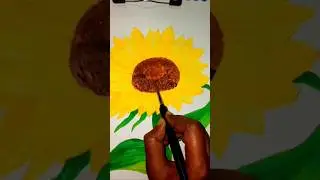 Sun ☀️ Flower 🌺🌻🌹🌷 #beautiful #art #sunflower #painting