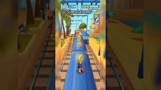 Lucy collecting 2500 coins in #newevent #barcelona @subwaysurfers #gameplay by @Simulator.D