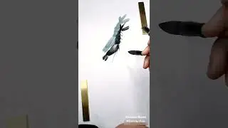 Double the Brushes, Double the Fun Painting Shrimp with a Twist