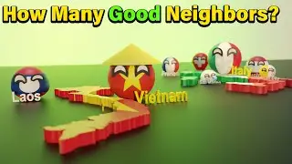 How Many Good Neighbors Do You Have | Countryballs Animation