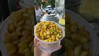 Delicious! Squid fried with corn and potatoes#shortvideo#shorts#short#shortsvideo#streetfood#song