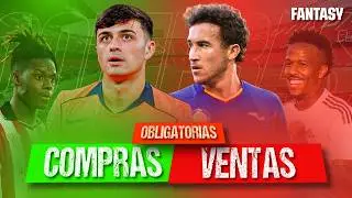 COMPRAS Y VENTAS FANTASY OBLIGATORIAS TRAS J16 LA LIGA 25/26 - PLYONTV10