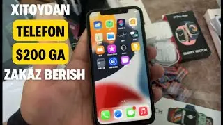 200$ ga Xitoydan Iphone 12 PRO olib keldim
