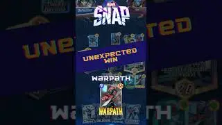 GAK NYANGKA MENANG PAKE WARPATH 😱 | Unexpected win using Warpath | MARVEL SNAP #shorts