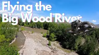 FPV Flight of the Big Wood River | May 2023 flooding Bellevue, Idaho