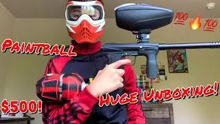 HUGE ANSgear Paintball Unboxing! | Best $500 Beginner Paintball Setup🔥