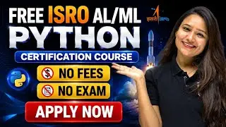 FREE Courses from ISRO with Certificates  2026 🔥 Learn AI, ML and Python Programming Online 📢