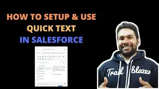 Быстрый текст в Salesforce | #SFDCPanther | Service Cloud | АМИТ СИНГХ | #Salesforce