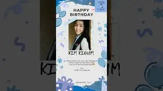HAPPY BIRTHDAY KIM KIBUM OPPA panjang umur sehat selalu SARANGHAE sukses kariernya