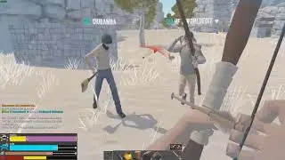 Hurtworld : MINI GROUP FIGHT (Spear & Bow only)