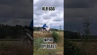 KLR 650 - WP48 DIY Beast - fully adjustable suspension #klr650 #dualsport #dualsportadventure