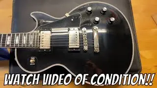2021 Gibson Custom Shop Les Paul Custom Black Beauty Factory Chrome Hard wear