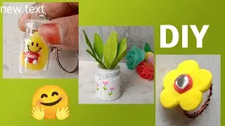  Reuse old paint bottle🔥 /super clay ring driver  /how to make keychain