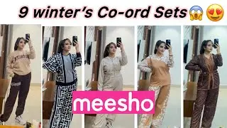 9 winter&rsquo;s co-ord sets from Meesho 😍| Meesho Haul | Affordable winter cordsets ❤️