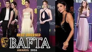 TOP 10 BEST DRESSED AT THE BAFTA AWARDS 2026! (BAFTAs)