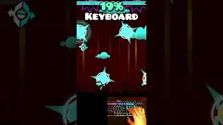 Мышь против клавиатуры против носа #geometrydash #gd #shorts