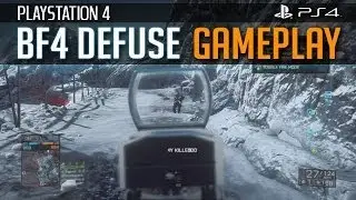 BF4 PS4 DEFUSE Gameplay - Playstation 4 Battlefield 4