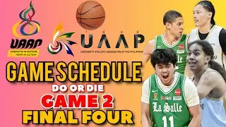 UAAP GAME SCHEDULE | SEMIFINALS GAME 2 | DECEMBER 6, 2025 SATURDAY - UAAP SEASON 88 MEN'S BASKETBALL