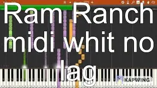 Ram Ranch Midi Synthesia no lag