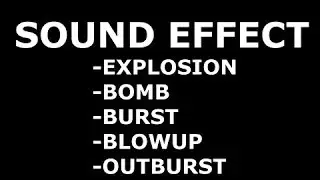 BOMB | LEDAKAN | EXPLOSION | SOUND EFFECT