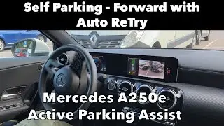 Self Parking - Forward with Auto ReTry - Mercedes A250e - Active Parking Assist