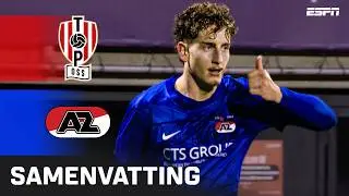 😱 INVALLER (!) Bendeg&uacute;z Kov&aacute;cs volmaakt HATTRICK met OMHAAL | Samenvatting TOP Oss - Jong AZ