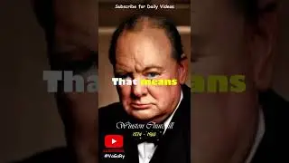 If you have enemies, that is Good???? | Winston Churchill Motivational Speech #shorts