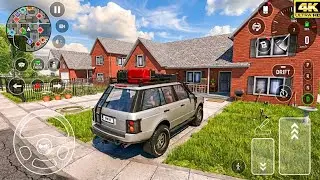 Range Rover SUV Offroading - Car Parking Driving School Gameplay | 4K Ultra Graphics