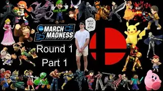 The AI Super Smash Bros March Madness Round 1 Part 1