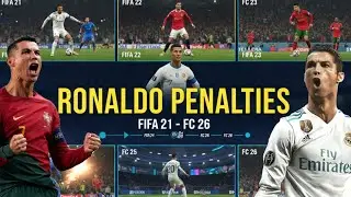 Cristiano Ronaldo Penalty Evolution (FIFA 21 - FC 26)