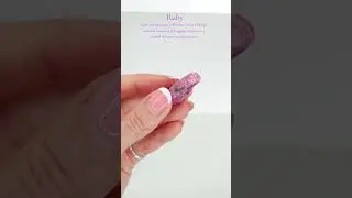 Beautiful, vibrant, charged Raw Ruby! #ruby #rawcrystals #pink #crystals