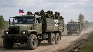 Шокирующие кадры! Российский десантный грузовик замечен украинскими FPV-дронами &ndash; и вот что произ...