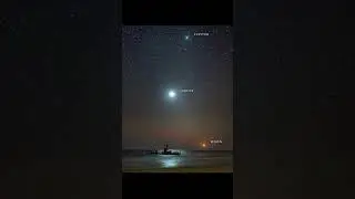 Moon, Venus and Jupiter marking a rare &ldquo;conjunction