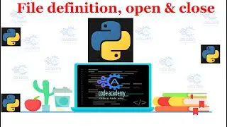 Python 032 | File definition, how to open and close the file in Python | Hindi|  PYR | code academy