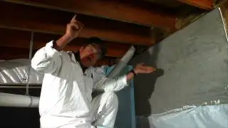 Rigid Foam Board Interior Insulation for Existing Foundation Walls