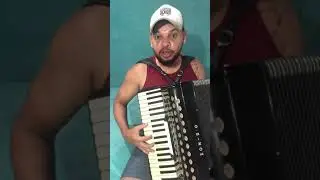 Ensinando Levada de xote simples para iniciantes no acordeon #Shorts