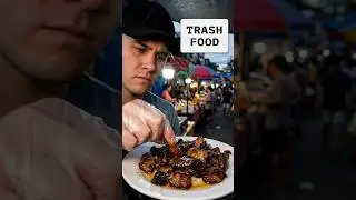 foreigner eats pagpag