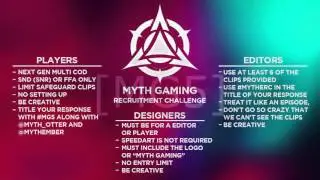 Myth Gaming Recruitment Challenge #MG5