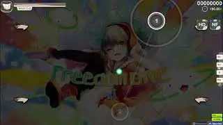 WHAT?!?!? 5 DIGIT GOD MODE on ULTRA SPACED + HD (BTMC MODE) osu!