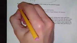 Discontinue a product or segment and make or buy differential analysis