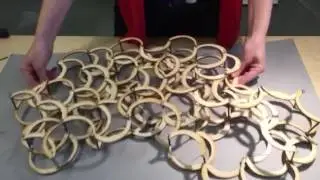 Kinetic Tessellation Arcs in Wood Melissa Borrell Austin, Texas Artist