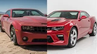 ASMR Car Restoration Full Rebuild of Chevrolet Camaro Z/28 2015 From Abandoned Desert find car 