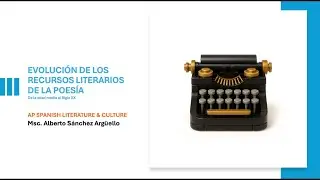 Evolución de los recursos literarios de la poesía