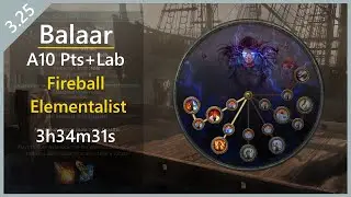 3.25 - Starter Skill Speedrun - Fireball Elementalist - 3h34m31s