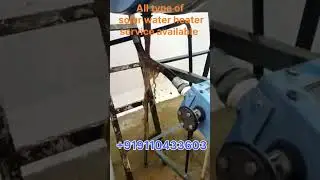 Solar waterheater service          #solarenergy  #solarservice  #solarwaterheater #solarpanels