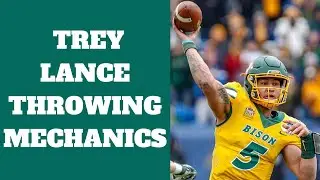 Trey Lance Throwing Mechanics Breakdown